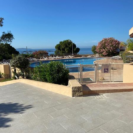 F2 Vue Mer Dans Residence Avec Piscine Ajaccio  Exterior photo