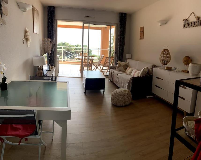 F2 Vue Mer Dans Residence Avec Piscine Ajaccio  Exterior photo